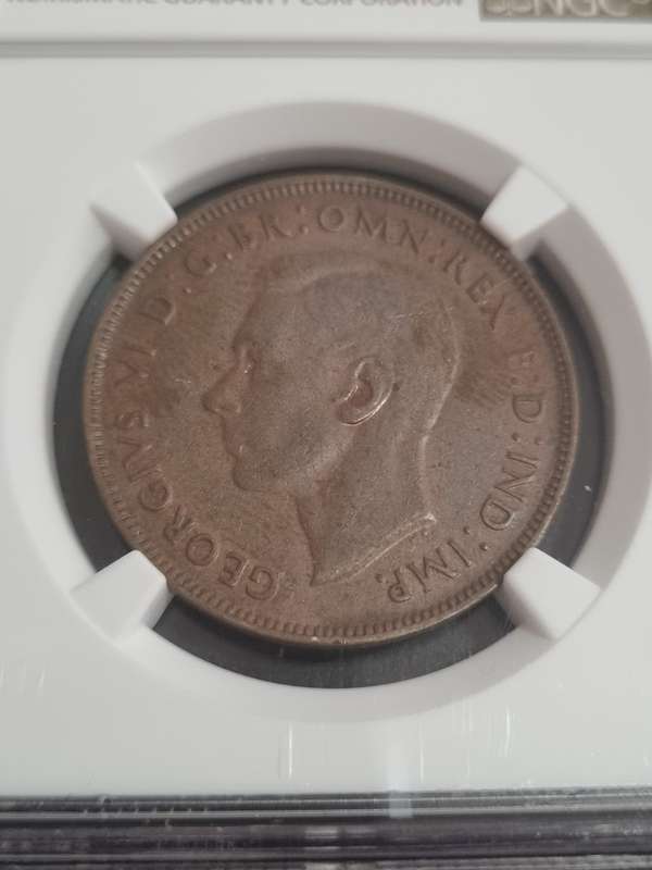 Australia: AU50BN 1947 1 Penny