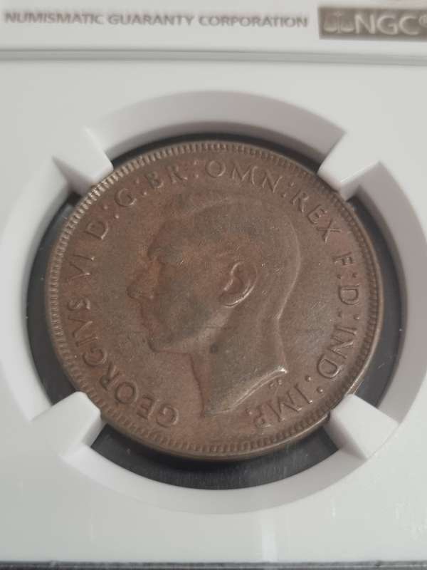 Australia: XF45BN 1947(P) 1 Penny