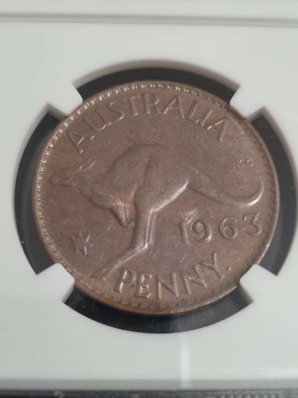 Australia: MS61BN 1963(P) 1 Penny