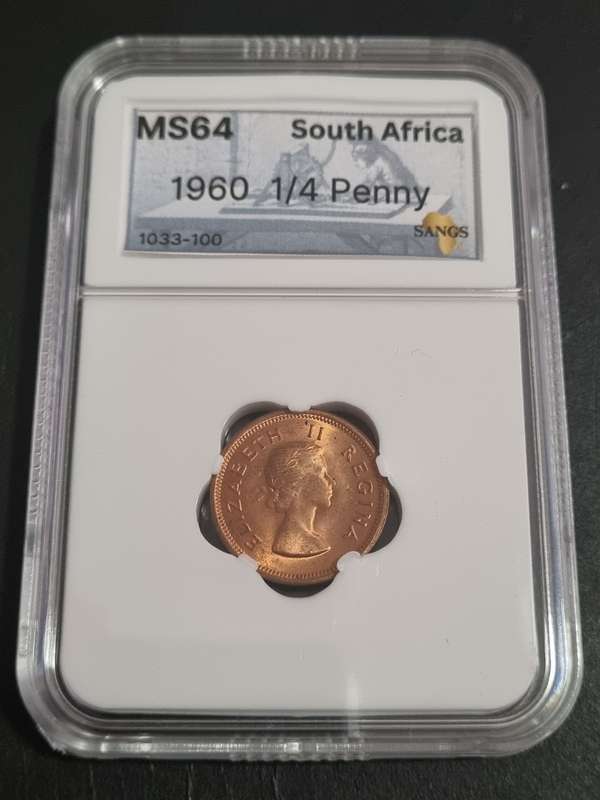 Union SA: 1960 MS64RD Quarter Penny
