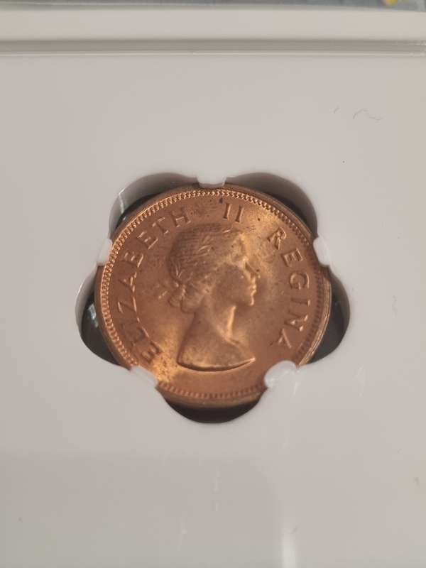 Union SA: 1960 MS64RD Quarter Penny