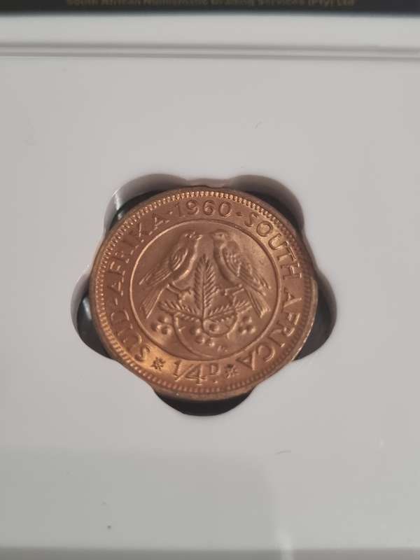 Union SA: 1960 MS64RD Quarter Penny