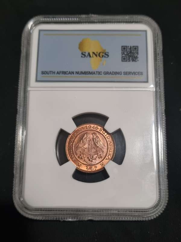 South Africa: MS61 1946 ¼ Penny