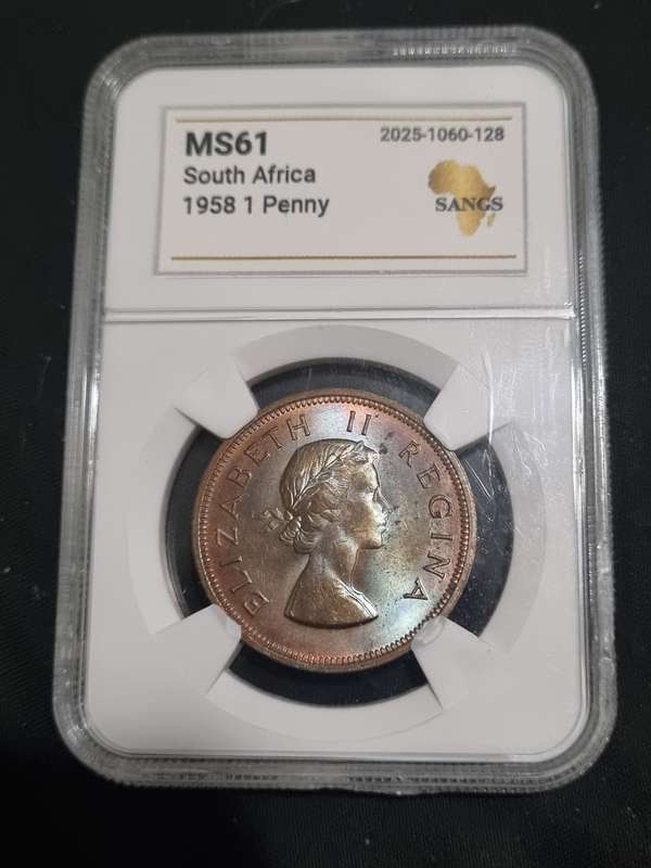 South Africa: MS61 1958 1 Penny