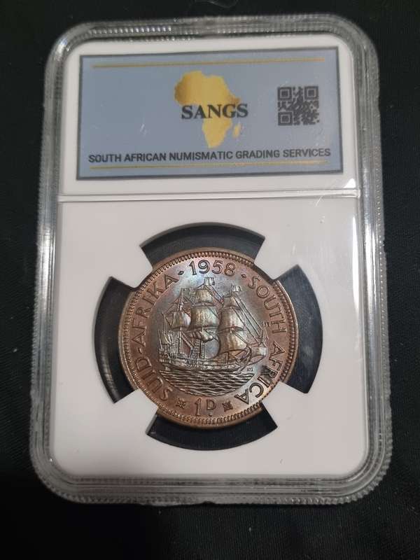 South Africa: MS61 1958 1 Penny