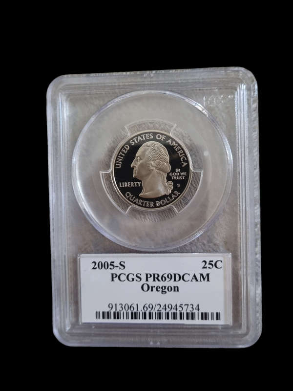 USA: 2005-S 25c, Oregan PF69