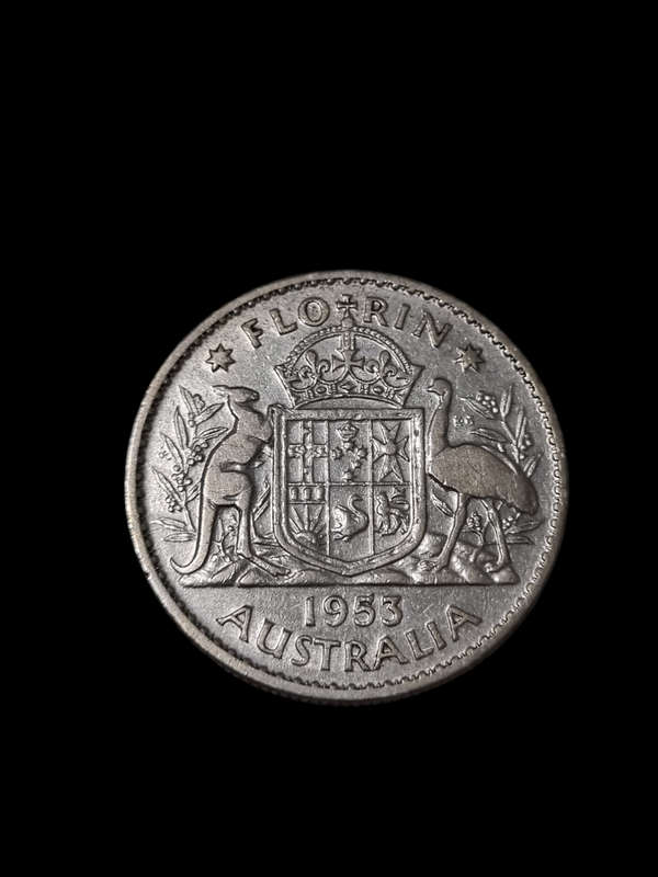 Australia: Silver 1953 florin