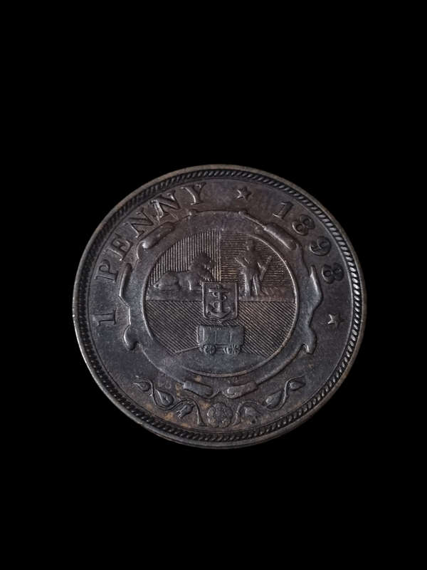 South Africa: 1898 Zar Penny