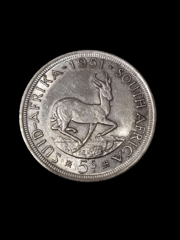 South Africa: 1951 5 Shilling