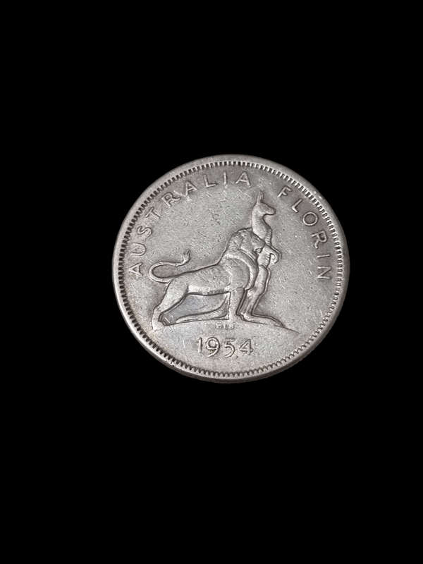 Australia: 1954 Silver Florin
