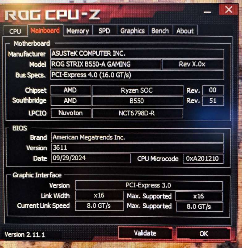 Asus Rog Strix B550A AM4 Gaming Motherboard