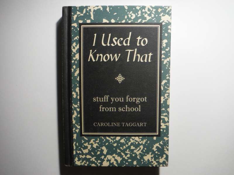 I Used to Know That : Stuff You Forgot From School - Hardcover - Caroline Taggart
