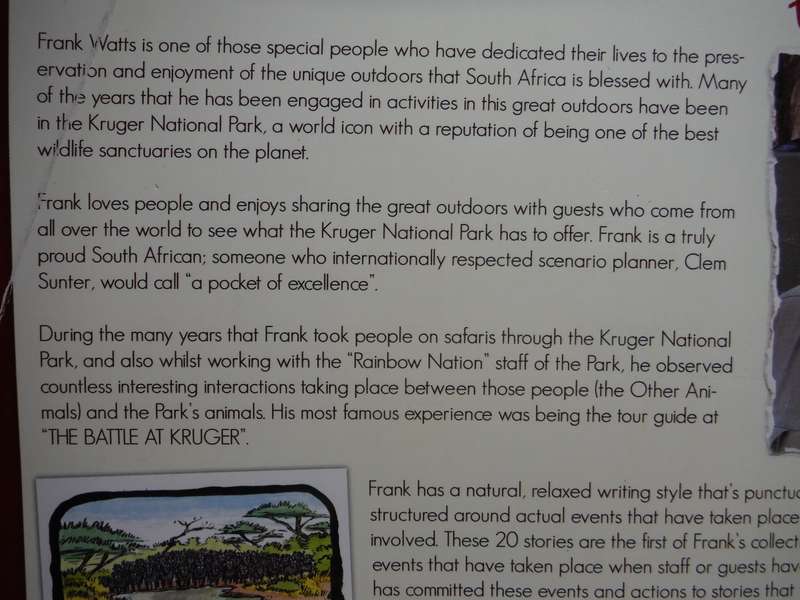 The Other Animals of the Kruger National Park - Softcover - Frank Watts
