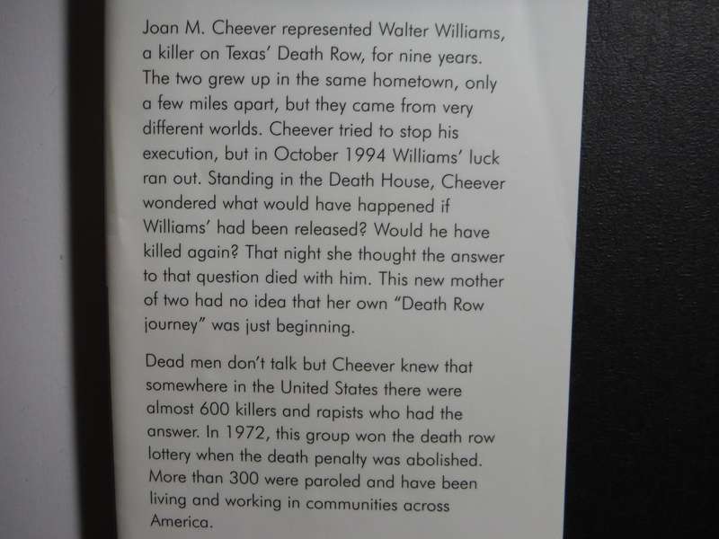 Back From the Dead - Hardcover - Joan M. Cheever