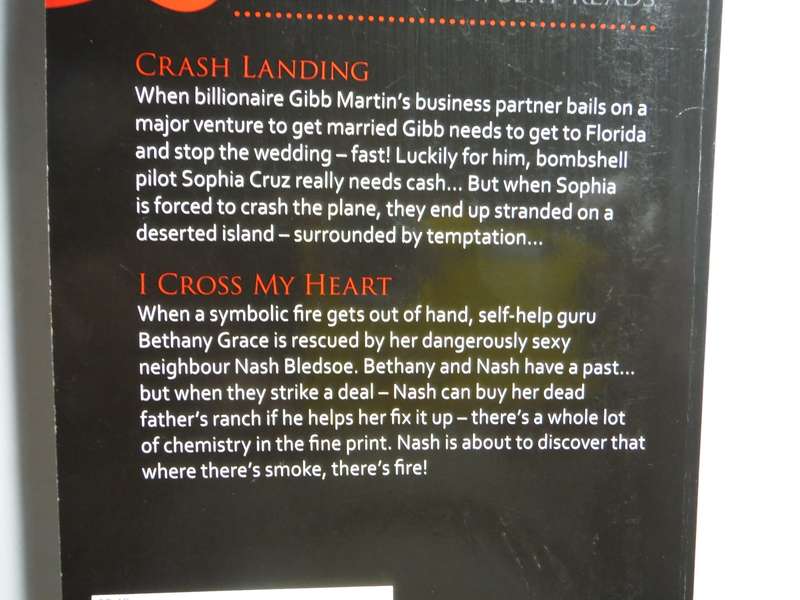 Mills & Boon 2 in 1 - Paperback - Crash Landing and I Cross My Heart