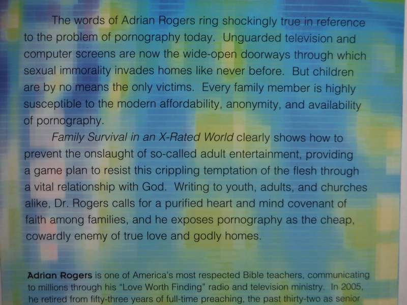 Family Survival in an X-Rated World - Paperback - Adrian Rogers