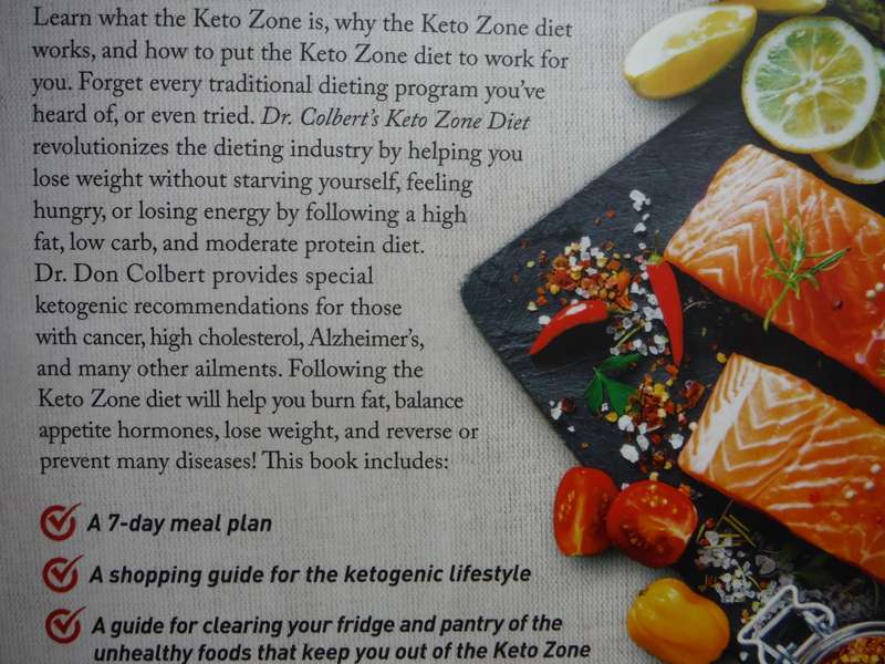 Dr. Colbert's Keto Zone Diet - Hardcover - Don Colbert, MD