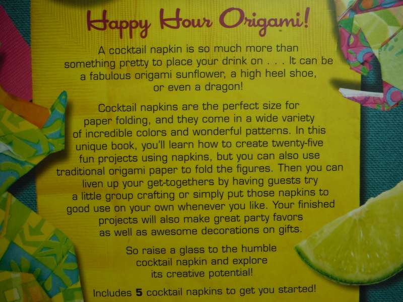 Cocktail Napkin Origami - Hardcover - Duy Nguyen