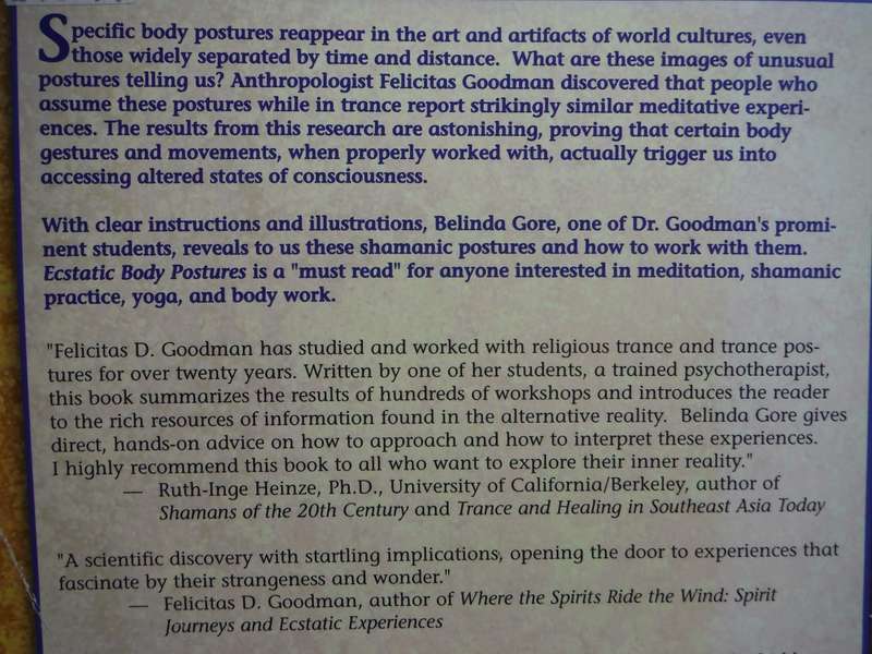 Ecstatic Body Postures : An Alternate Reality Workbook - Softcover - Belinda Gore