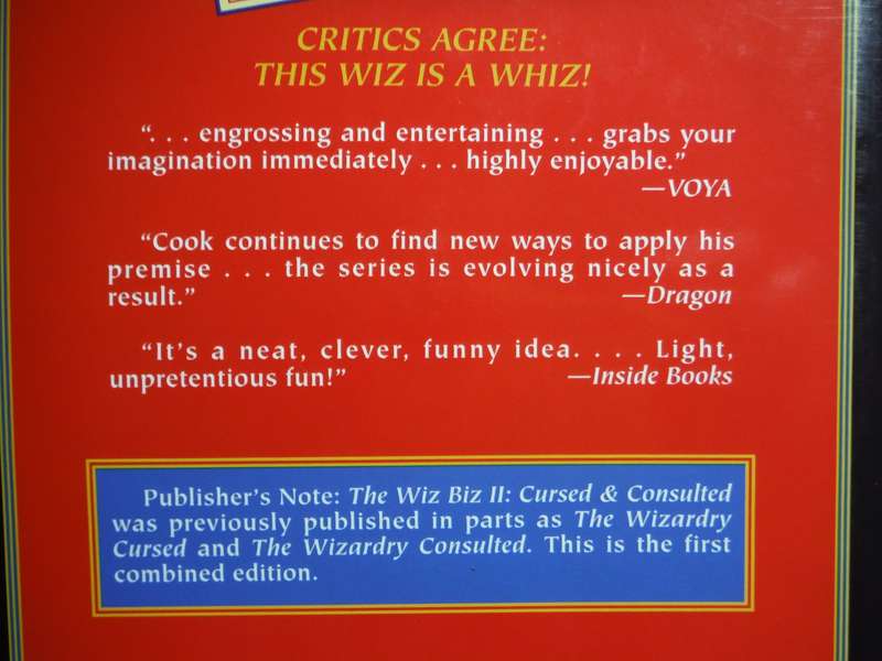 Wiz Biz II : Cursed & Consulted - Hardcover - Rick Cook