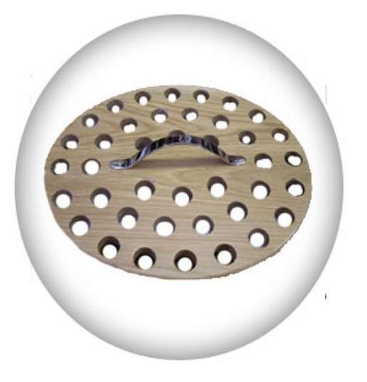 Holy Communion Tray Oakwood Communion Tray 40-hole