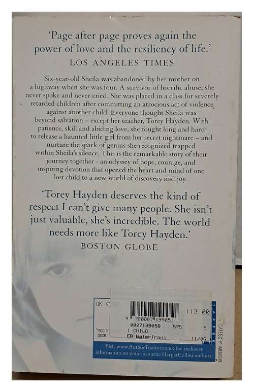 Book One Child 9780007199051 Torey Hayden softcover 321 pgs