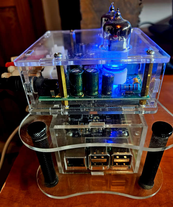 Valve Pre-Amplifier and Raspberry PI Streamer.