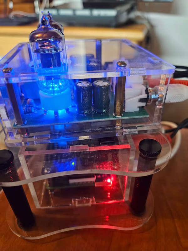 Valve Pre-Amplifier and Raspberry PI Streamer.