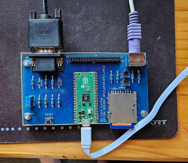 Picomite VGA board with Pico2