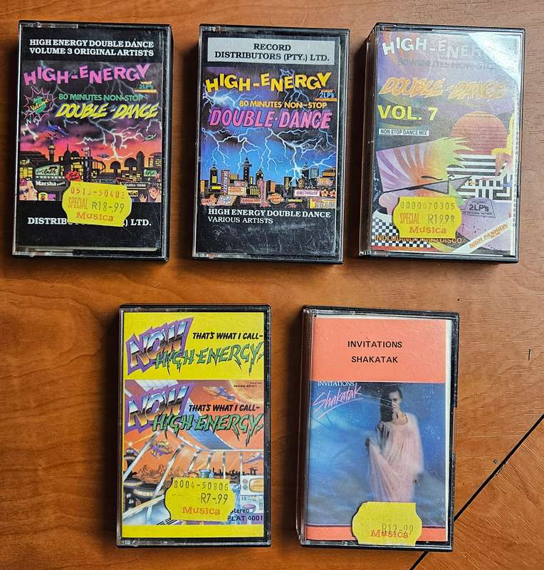 Music Cassette 15 mixed tapes in Cassette Case