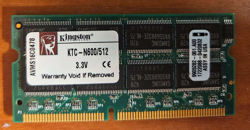 Kingston 512Mb PC-133 SODIMM