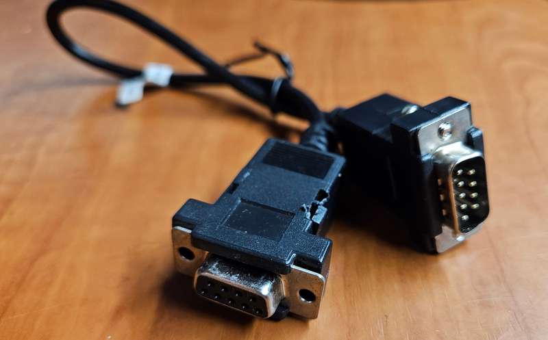 HMC  6311 8 bit ISA CGA/HERC Graphics card. (1992) & CGA/Herc to VGA converter