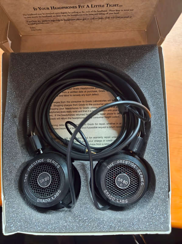 Grado SR80e Headphones
