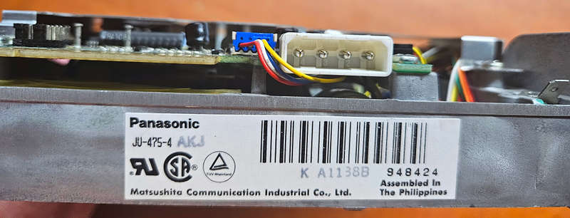 Panasonic 1.2Mb 5.25inch floppy drive
