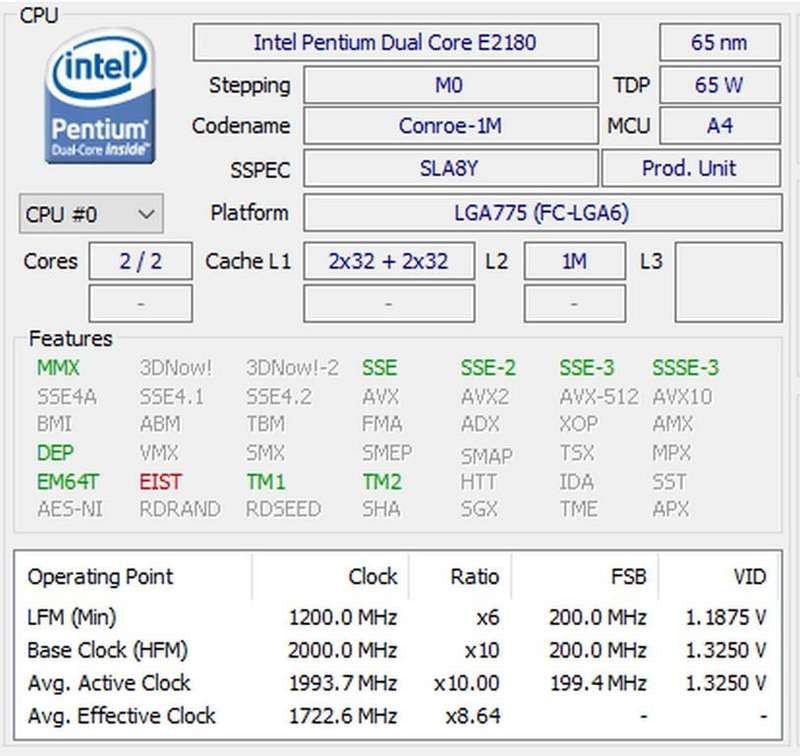 Dell Optiplex 745 - Windows 10- 4Gb RAM - 250Gb HDD- Radeon 7470