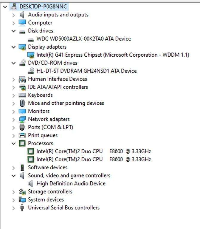 Mecer Windows 10 Desktop PC. 3.3Ghz, 4Gb RAM - 500Gb HDD