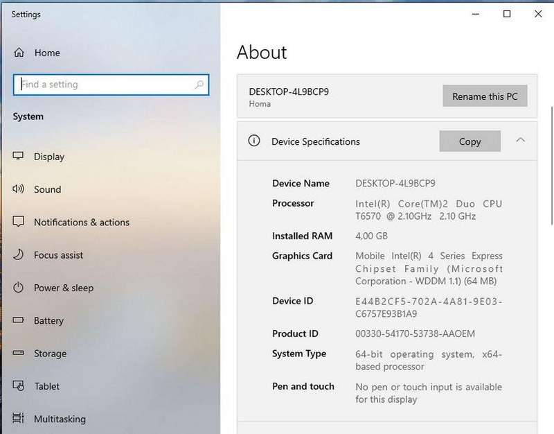 Acer TM 5730 Laptop