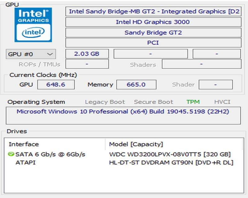 HP 6560B Laptop Computer - i3 - 8Gb RAM - 320Gb Drive - Charger & Case - Win 10
