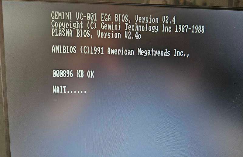 Gemini 64Kb 8bit EGA card (1988) &  EGA to VGA converter.