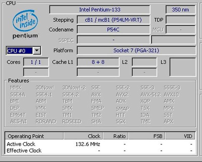 Vintage Pentium 1 - 133Mhz Full Tower PC (1995)