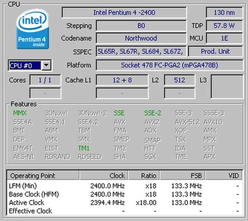 Pentium 4 Windows 98 PC 2005