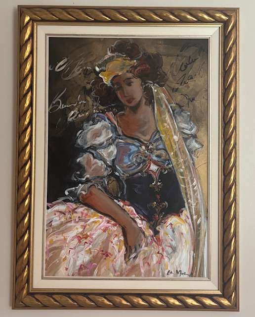Oil Painting by Este Mostert Size: 110 cm x 80 cm