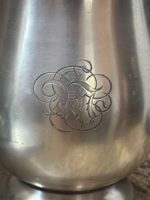 Morrells Classic Jug is handcrafted from genuine pewter