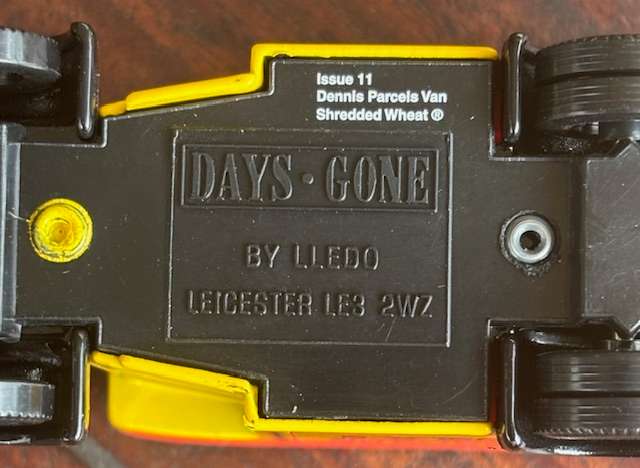 Days Gone Lledo Shredded Wheat