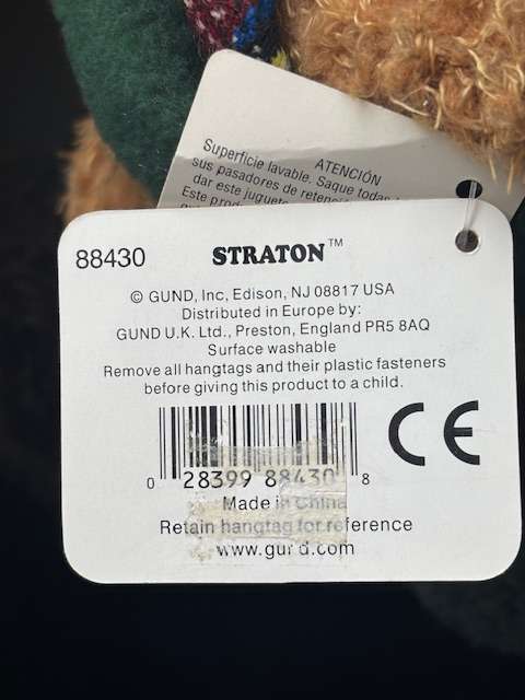Collectable Gund "Straton" 37cm
