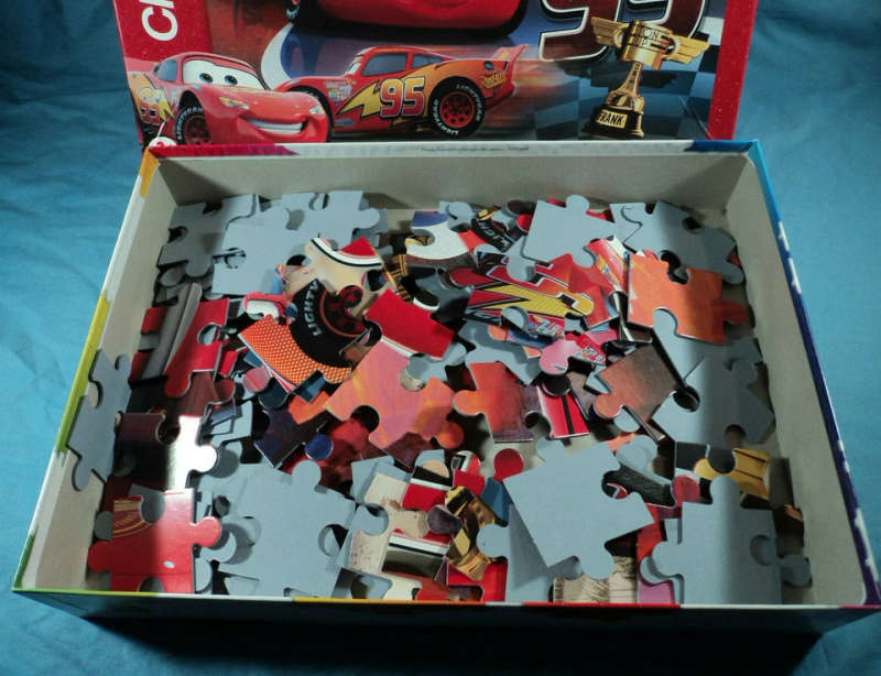 Disney Pixar Cars Clementoni Super Color Maxi 104 Piece Puzzle Lightning McQueen