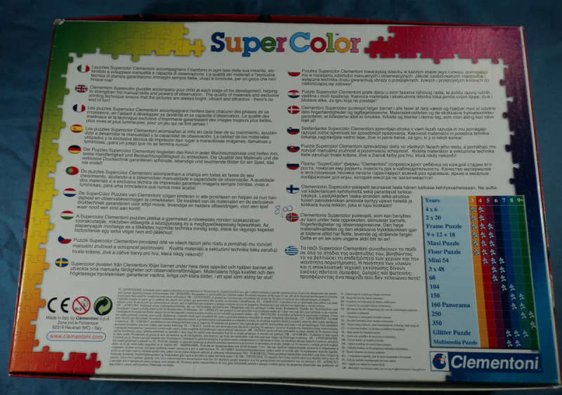 Disney Pixar Cars Clementoni Super Color Maxi 104 Piece Puzzle Lightning McQueen