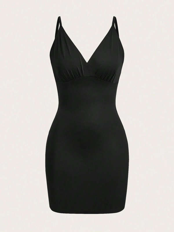 Solid Color Slim Fit Bodycon Skirt