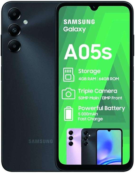 Samsung Galaxy A05s black 64GB all Network