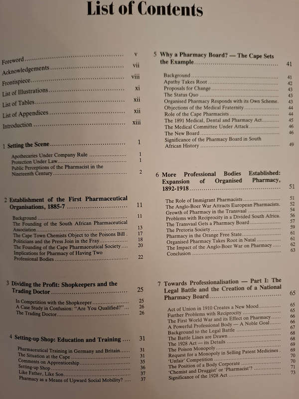 A history of organised pharmacy in South Africa, 1885-1950 (Mike Ryan)